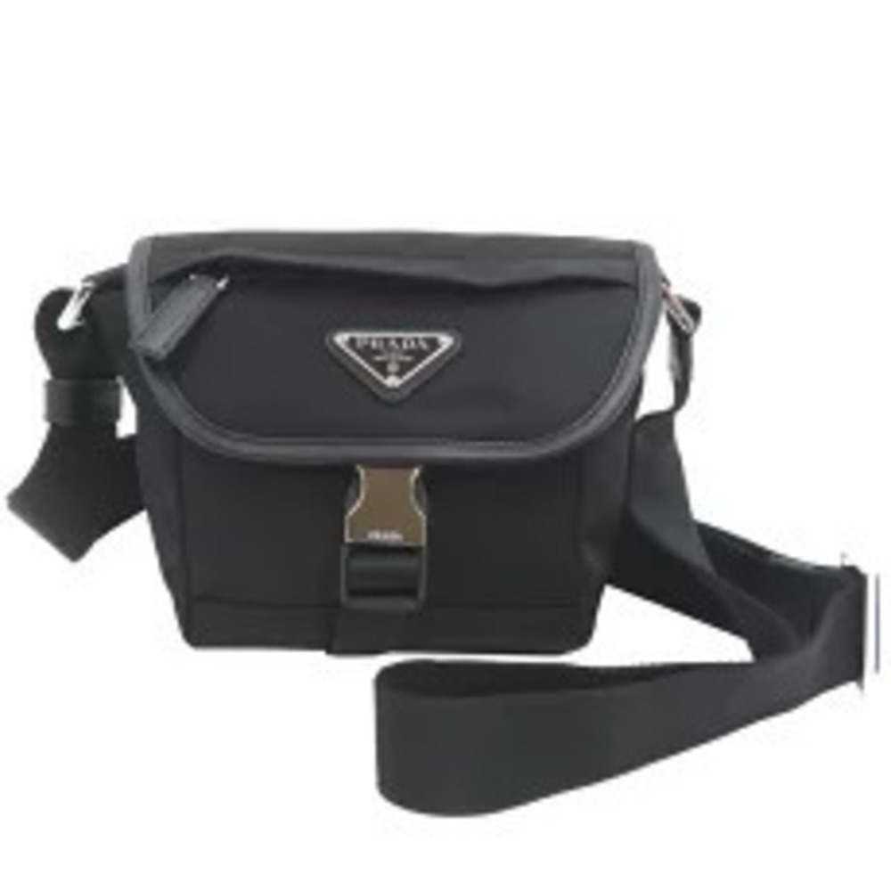 Prada Shoulder Messenger Bag Black